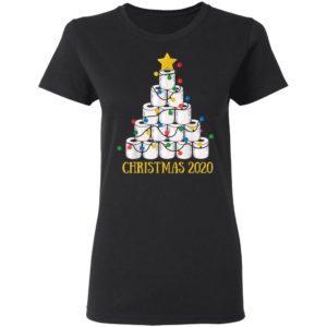 Christmas Tree Toilet Paper Merry Quarantine Shirt, Long Sleeve
