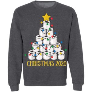 Christmas Tree Toilet Paper Merry Quarantine Shirt, Long Sleeve