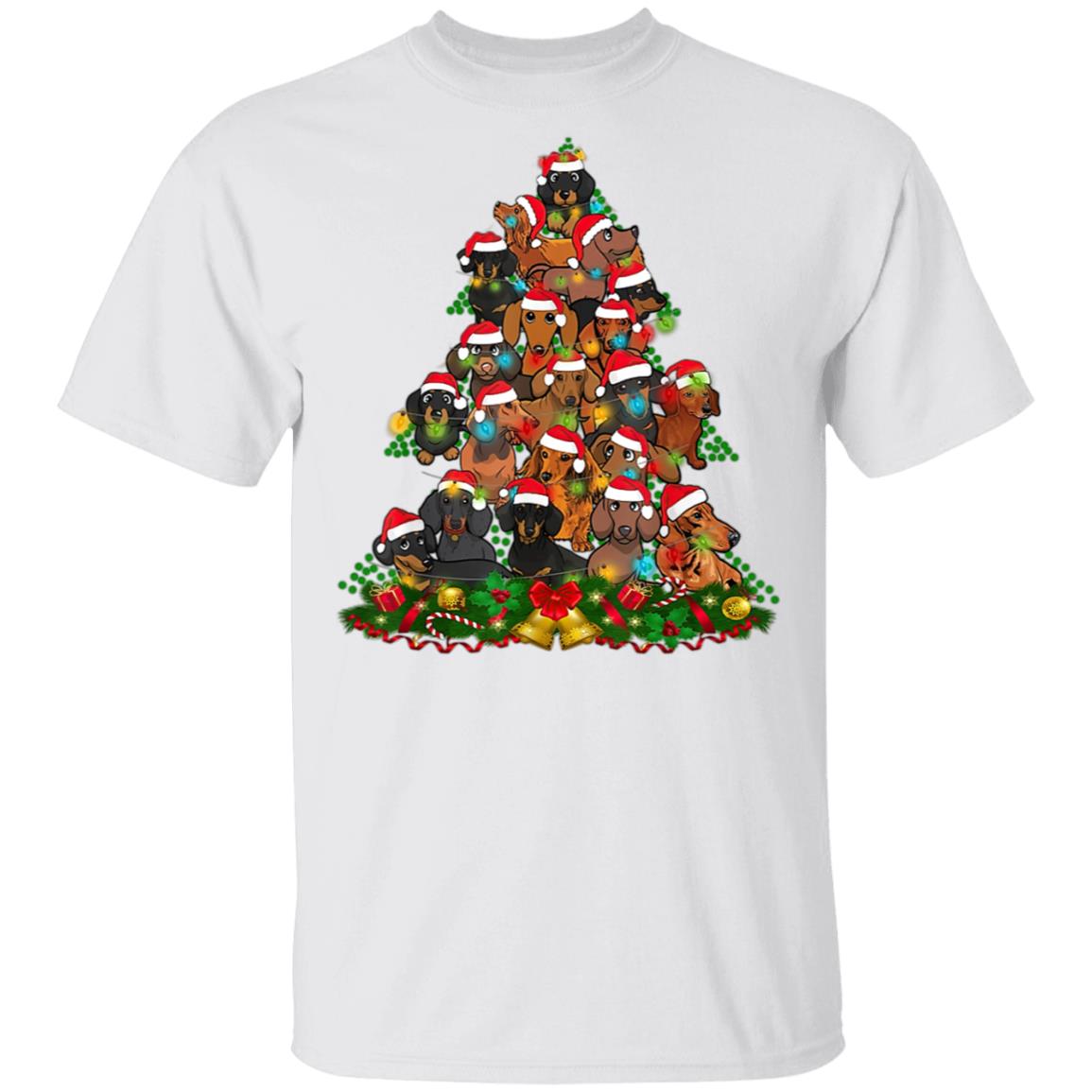 Dachshund Xmas Tree Dachshunds Christmas Tree Shirt