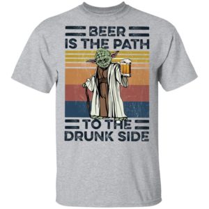 Master Yoda Beer Is The Path To The Drunk Side Vintage T-Shirt