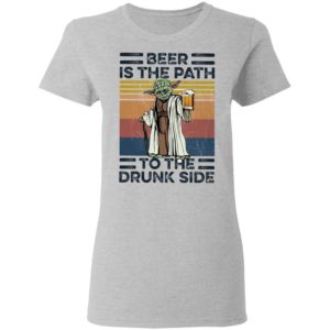 Master Yoda Beer Is The Path To The Drunk Side Vintage T-Shirt
