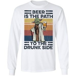 Master Yoda Beer Is The Path To The Drunk Side Vintage T-Shirt