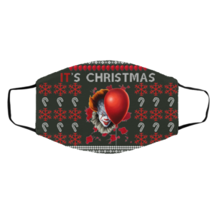 It’s Christmas Clown Pennywise Ugly Christmas Face Mask