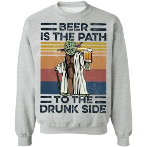 Master Yoda Beer Is The Path To The Drunk Side Vintage T-Shirt