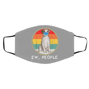 Ew People Parson Russell Terrier Dog Wearing Face Mask