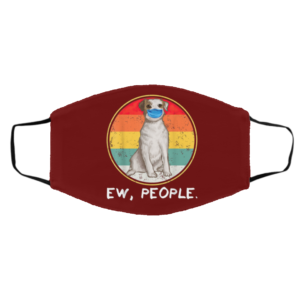 Ew People Parson Russell Terrier Dog Wearing Face Mask