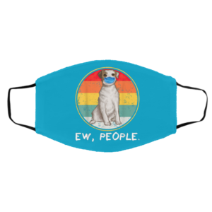 Ew People Parson Russell Terrier Dog Wearing Face Mask