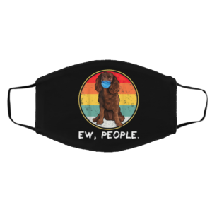 Ew People American Water Spaniel Dog Wearing Face Mask