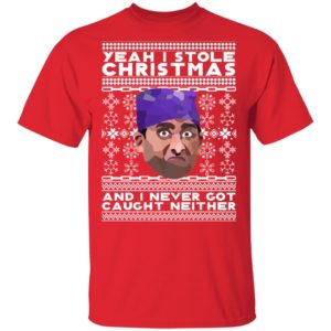 Yeah I Stole Christmas And I Never Got Caught Neither Prison Mike Ugly Christmas Sweater