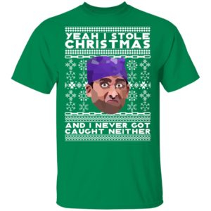 Yeah I Stole Christmas And I Never Got Caught Neither Prison Mike Ugly Christmas Sweater