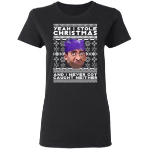 Yeah I Stole Christmas And I Never Got Caught Neither Prison Mike Ugly Christmas Sweater