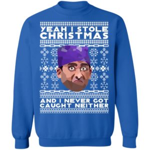 Yeah I Stole Christmas And I Never Got Caught Neither Prison Mike Ugly Christmas Sweater