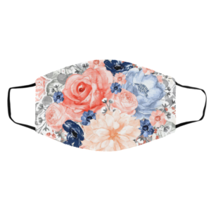 Summer Hot Flowers Face Mask Washable Reusable