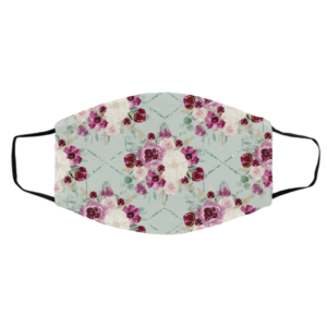 Flowers Face Mask Washable Reusable