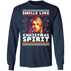 Smells Like Christmas Spirit Kurt Cobain Ugly Christmas Sweater