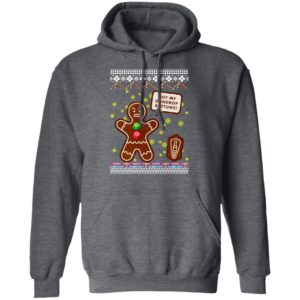 Not My Gumdrop Buttons Gingerbread Man Ugly Christmas Sweater