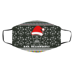Bah, Heisenberg Humbug Walter Ugly Christmas Face Mask