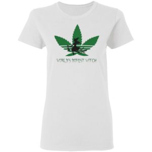 World's Dopest Witch Adidas Weed Cannabis shirt