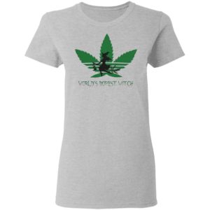World's Dopest Witch Adidas Weed Cannabis shirt