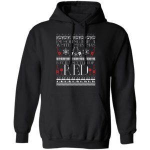 I'm Hoping For A White Christmas But I'll Settle For Red Funny Wine Ugly Christmas Sweater