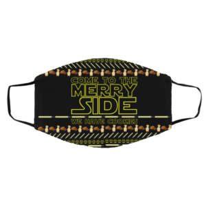 Stars Wars Come To The Merry Side We Have Cookies Ugly Christmas Face Mask