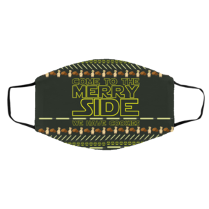 Stars Wars Come To The Merry Side We Have Cookies Ugly Christmas Face Mask