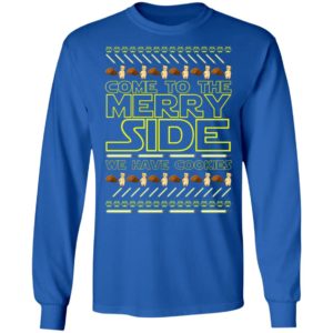 Stars Wars Come To The Merry Side We Have Cookies Ugly Christmas Sweater