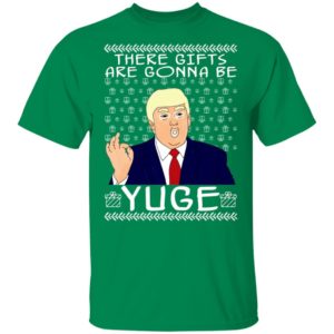 These Gifts Are Gonna Be Yuge – Trump Parody Ugly Christmas Sweater