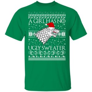 A Girl Has No Ugly Sweater Arya Stark GoT Ugly Christmas Sweater