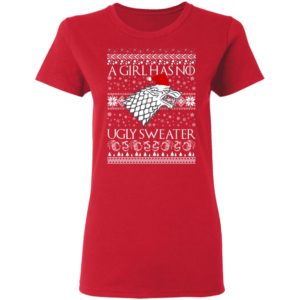 A Girl Has No Ugly Sweater Arya Stark GoT Ugly Christmas Sweater