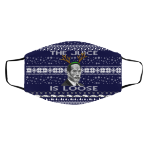 The Juice Is Loose OJ Parody Ugly Christmas Face Mask
