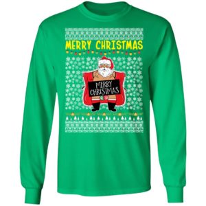 Merry Christmas Santa Claus Exposing Himself Ugly Christmas Sweater