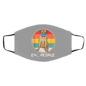 Vintage Ew People Boerboel Dog Wearing Face Mask