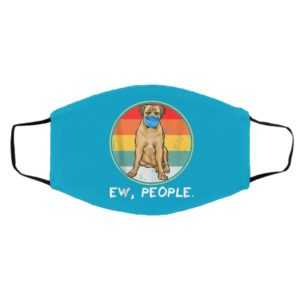 Vintage Ew People Boerboel Dog Wearing Face Mask