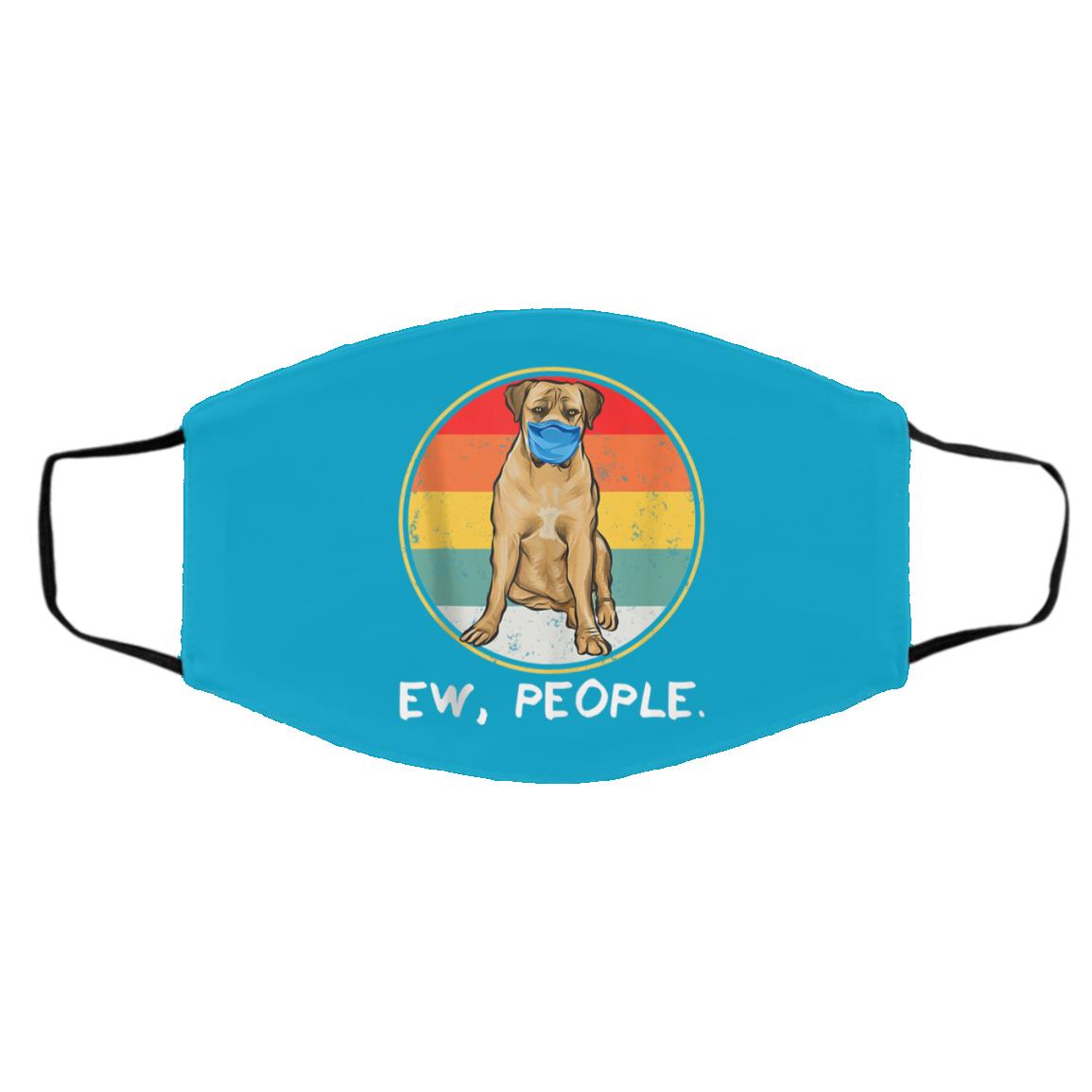 Vintage Ew People Boerboel Dog Wearing Face Mask Vintage Ew People Boerboel Dog Wearing Face Mask