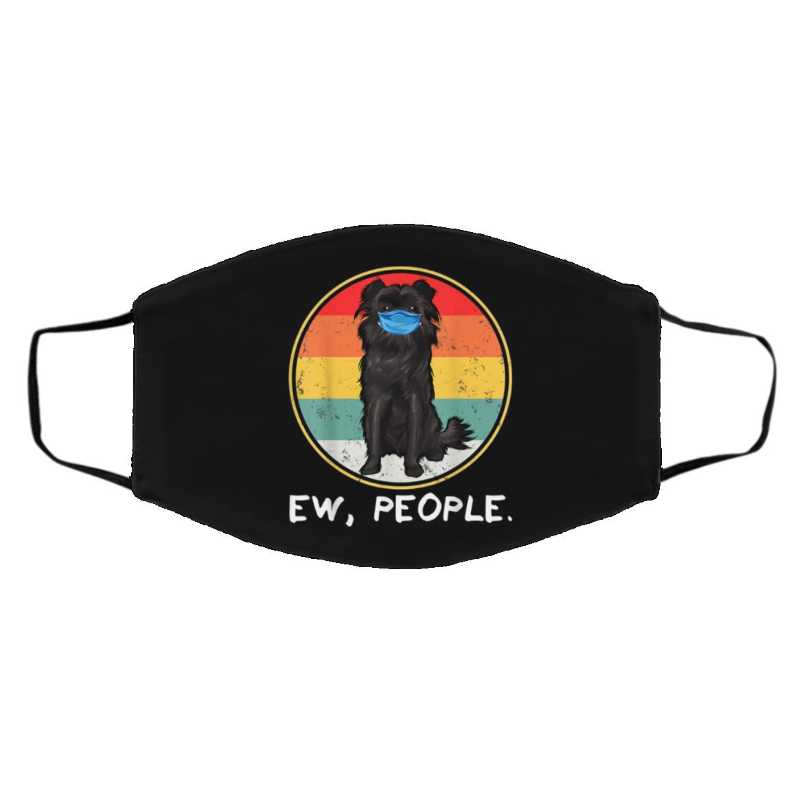 Vintage Ew People Affenpinscher Dog Wearing Face Mask Vintage Ew People Affenpinscher Dog Wearing Face Mask