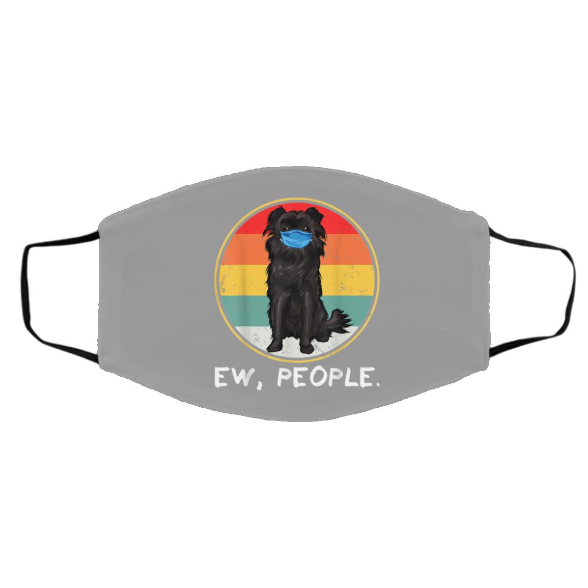 Vintage Ew People Affenpinscher Dog Wearing Face Mask Vintage Ew People Affenpinscher Dog Wearing Face Mask