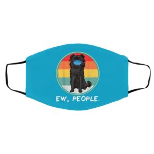 Vintage Ew People Affenpinscher Dog Wearing Face Mask
