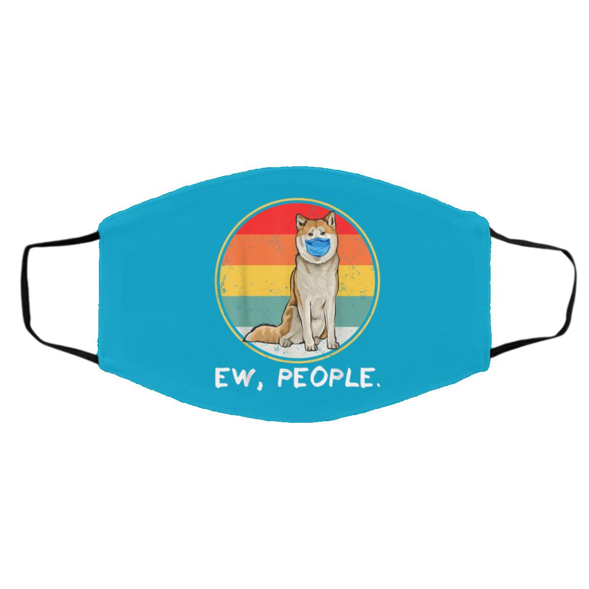 Vintage Ew People Akita Dog Wearing Face Mask Vintage Ew People Akita Dog Wearing Face Mask