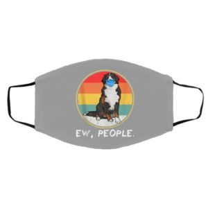 Vintage Ew People Bernese Mountain Dog Dog Wearing Face Mask