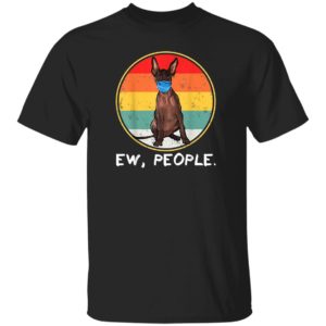 Vintage Ew People Xoloitzcuintli Dog Wearing Face Mask Shirt