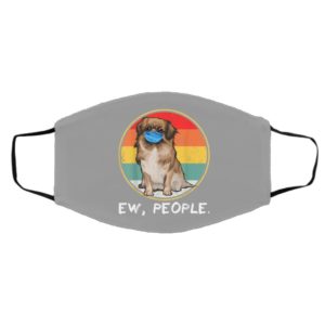 Vintage Ew People Vizsla Dog Wearing Face Mask