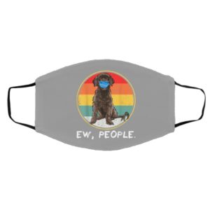 Vintage Ew People Portuguese Water Dog Dog Wearing Face Mask