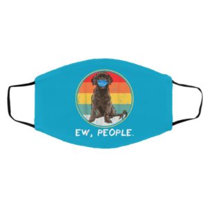 Vintage Ew People Portuguese Water Dog Dog Wearing Face Mask