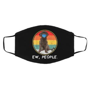 Vintage Ew People Portuguese Water Dog Dog Wearing Face Mask