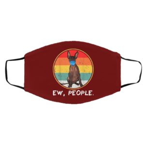 Vintage Ew People Xoloitzcuintli Dog Wearing Face Mask