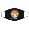 Vintage Ew People Pembroke Welsh Corgi Dog Wearing Face Mask