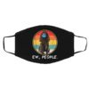 Vintage Ew People Finnish Lapphund Dog Wearing Face Mask