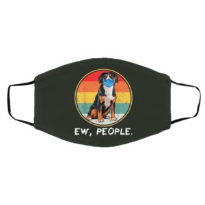 Vintage Ew People Entlebucher Mountain Dog Wearing Face Mask