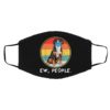 Vintage Ew People Field Spaniel Dog Wearing Face Mask